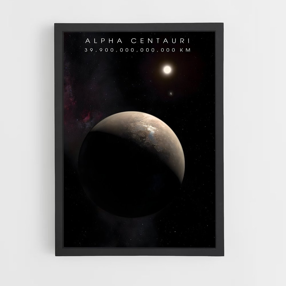 Poster Étoile d'Alpha – affiche Étoiles (vue 2)